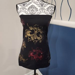 Dereon Black Strapless Top / Mini Dress